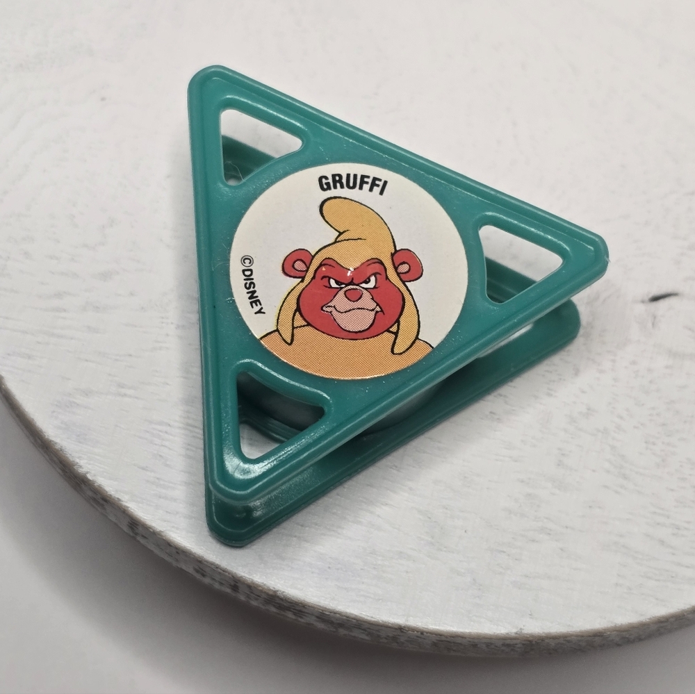 Vintage 1990 Kellogg's Disney Gummi Bears Stamper Gruffi No Ink Collectible